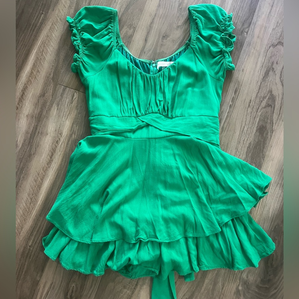 Altar'd State Emerald Green Romper